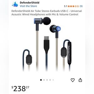 Barely worn DEFENDER SHIELD EMF protection headphones